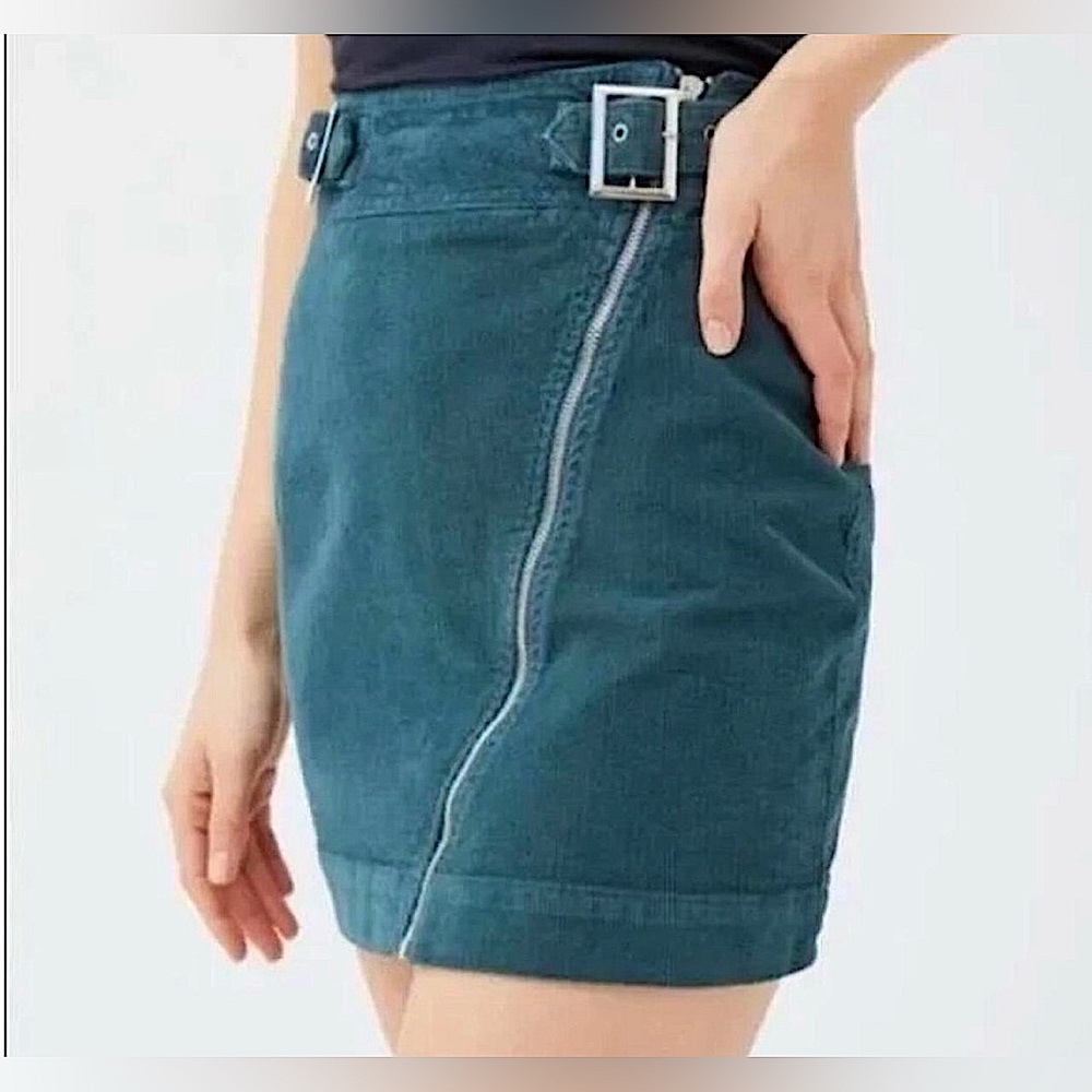 Urban Outfitters Corduroy Skirt with Zipper Detail